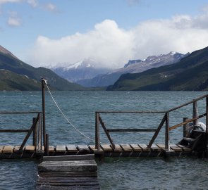 Molo na Lago Desierto.