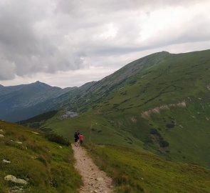 Sestup k chatě M. R. Štefánika