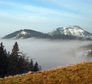 Pohled na Turntaler Kogel během výstupu