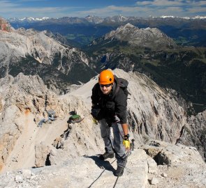 On the Marino Bianchi ferrata