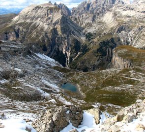 View of the landscape of Puez -Odle National Park