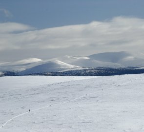 View of the highest mountain of the Urho Kekkonen National Park - Sokosti 718 m.