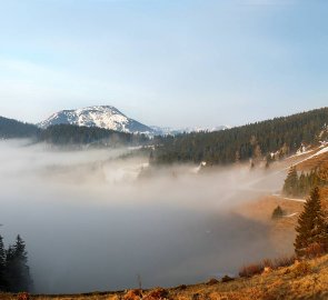 Pohled na Turntaler Kogel během výstupu