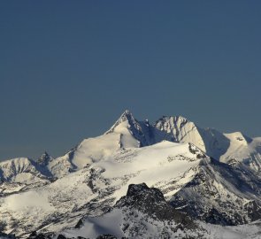 Grossglockner z vrcholu Grosser Hafner