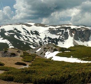 Pohled na Raxalpe z vrcholu Preinerwand