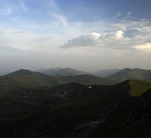 Večerní Ronda z vrcholu Vf. Buhaescu Mare