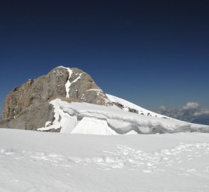 Ahead of us is the alternative destination - Punta Rocca 3309 m above sea level. In the end, we were about 10 metres short of the summit