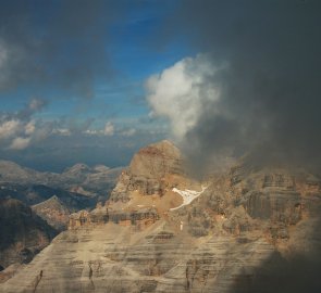 Tofana di Mezzo 3 244 m above sea level during the descent from the summit