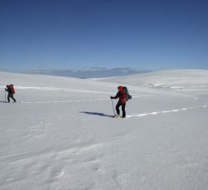 Crossing the Niilanpää Ridge in Urho Kekkonen National Park