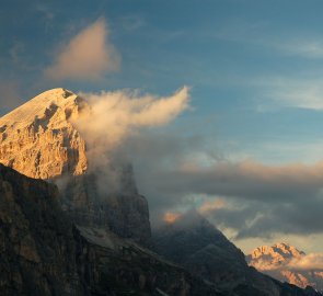 Tofana di Rozes in the evening light