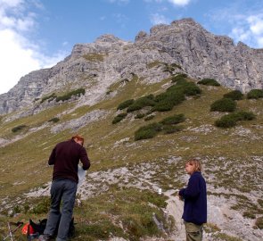 Odpočinek nad salašemi Schwabegg Alm