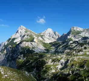 Pohoří Bioč, hory Vrsta, Nož a Gredelj