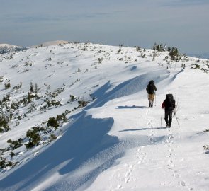 Postupujeme po hřebeni směrem k sedlu Čertovica