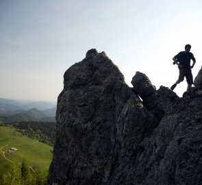 Cesta Fadensteig od chaty Edelweis Hütte