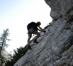 Ferrata na horu Hochstuhl v pohoří Karavanky