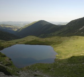 Lake L. Lala Mare in the Rodna Mountains