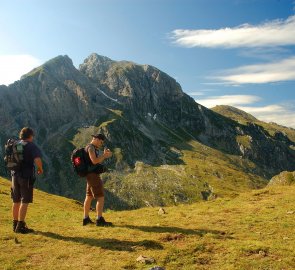 Cesta pod horou Col Piombin 2 313 m n. m.