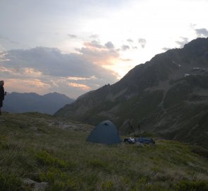 Večer u stanu pod jezerem Wildloch See