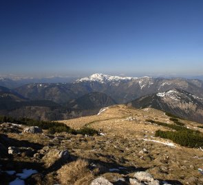 Dürrenstein a pás Severních vápencových Alp, uprostřed pohoří Hochschwab