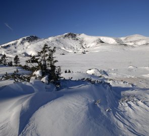 Náhorní plošina a nejvyšší hora Windberg 1 903 m n. m.