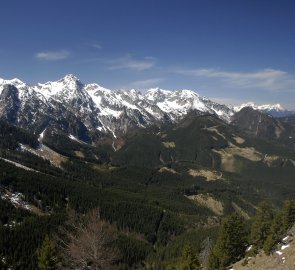 Horský hřeben Haller Mauern