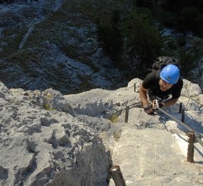 Klettersteig Kaiser Franz Josef v pohoří Hochschwab