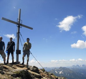 Vrchol Geierhaupt 2 417 m n. m. v Seckauských Taurách