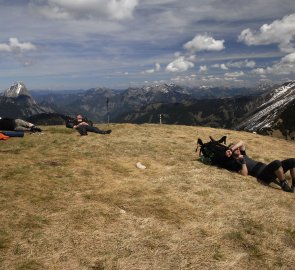 Siesta na vrcholu hory Leobner 2 036 m n. m.