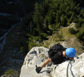 Ferrata Kaiser Franz Josef v pohoří Hochschwab