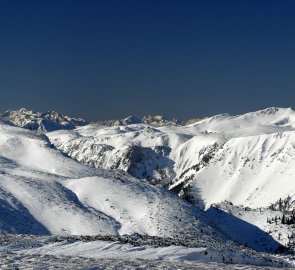 Pohled na Hochschwab a Schneealpe