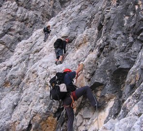 Ferrata Giovanni Lipella in the Dolomites