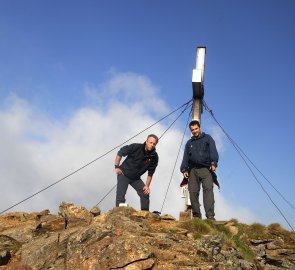 Vrchol hory Hoschwildstelle 2 747 m. n. m.