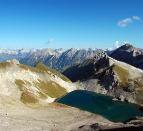 Jezero Obere Seewi See v Lechtálských Alpách