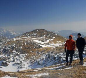 Vrchol Zlaken Kogel 1 920 m n .m.