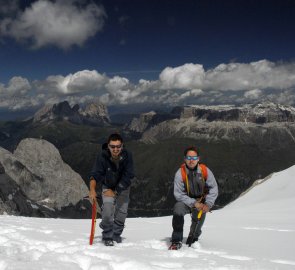 On the ridge of Marmolada