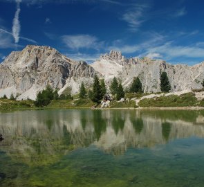 Jezero Lago de Val Limides  a hora Lagazuoi