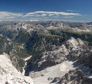 Dolomites - view of the Sexten Dolomites from Monte Cristalo