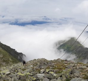 View from the top of Gamskarspitze 2 491 m above sea level.