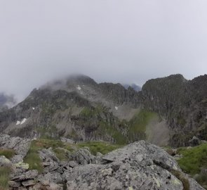 Hřeben hory Gamskarspitze