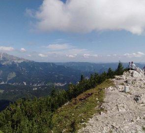 Top of the mountain Gemeindealpe 1 626 m above sea level