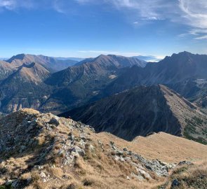 View east to the Seckauer Tauern