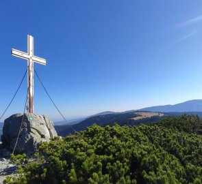 Vrchol Großer Pfaff 1 550 m n.m.