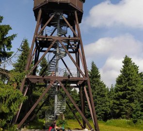 Rozhledna na vrcholu Anenského vrchu