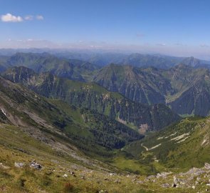 Panoramaický pohled na Rottenmannské Taury