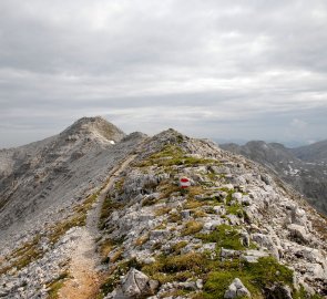 Hřebenová stezka na Hochmölbing v Totes Gebirge