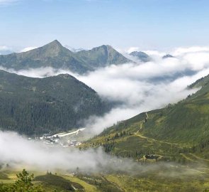 View of the Planneralm mountain cauldron