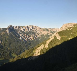 Morning view of the Obere Dullwitz valley