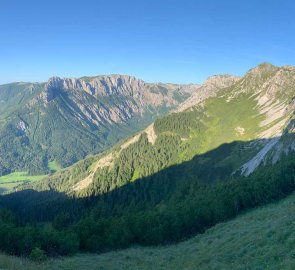 View of the eastern part of the Hochschwab