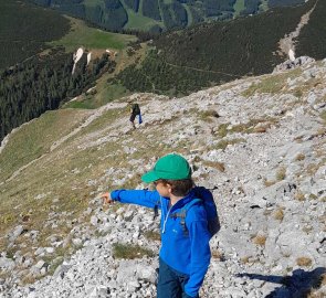 The steepest part of the climb is just below the summit