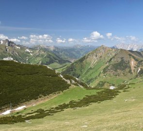 During the descent, beautiful views still opened up